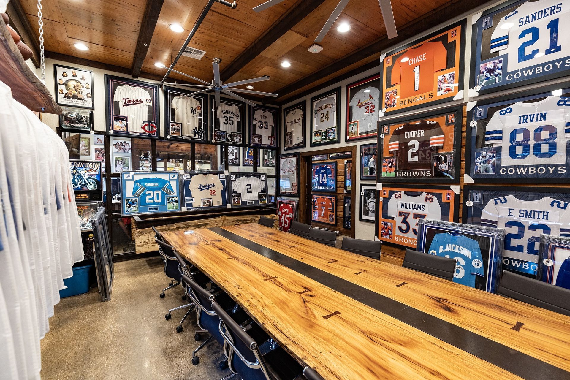 Sports memorabilia collection