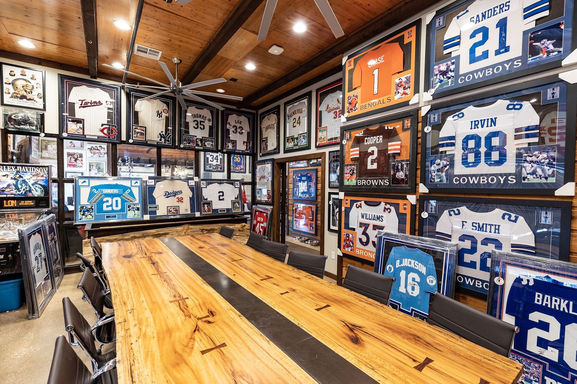 Sports memorabilia collection