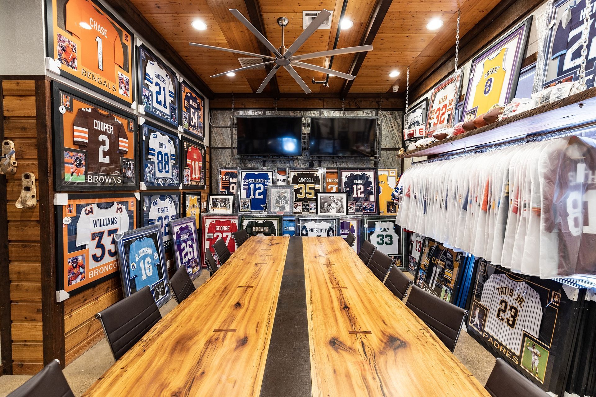 Sports memorabilia collection
