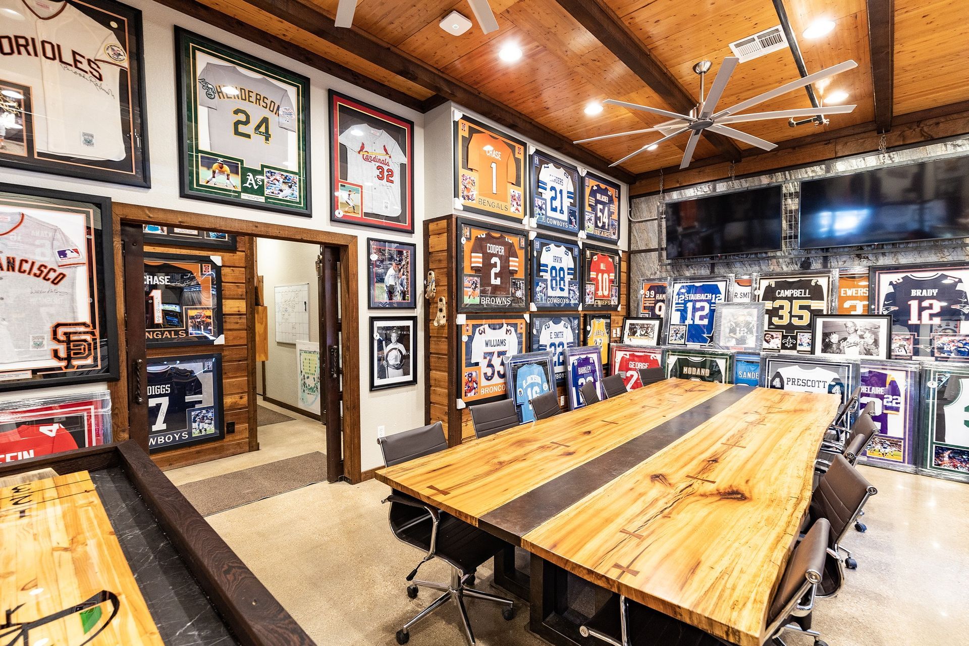 Sports memorabilia collection