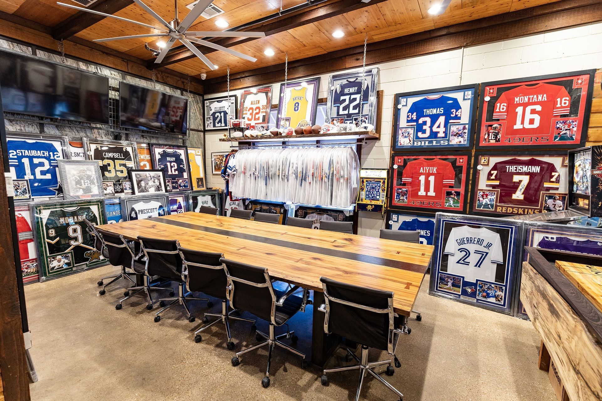 Sports memorabilia collection