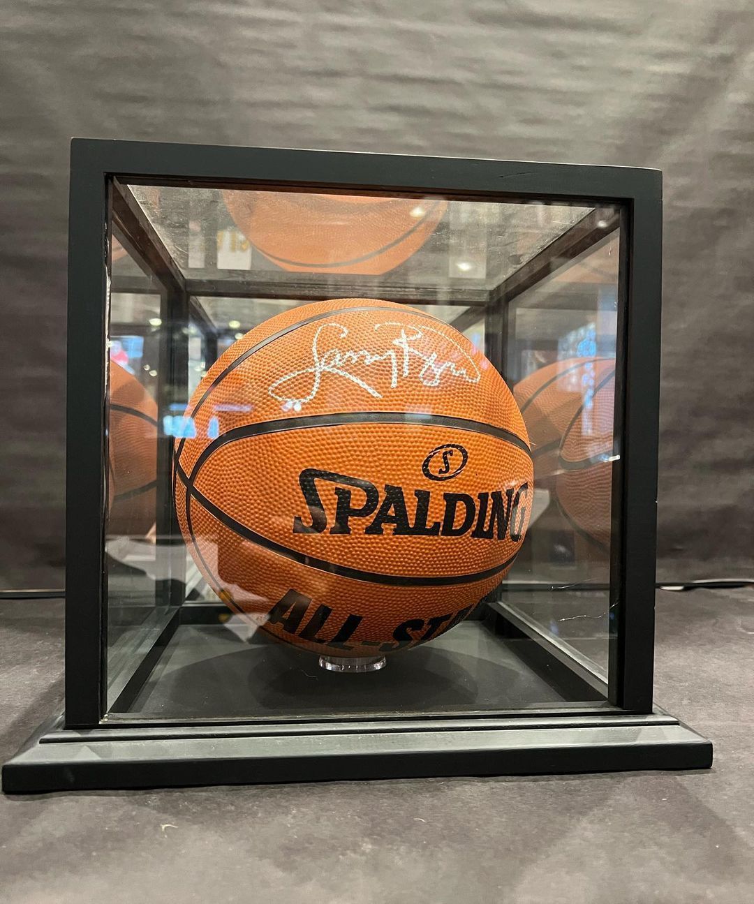 Signed basketball