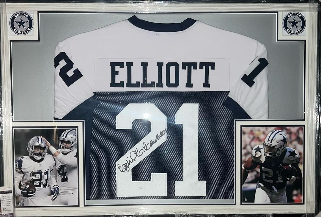 Football signed jersey