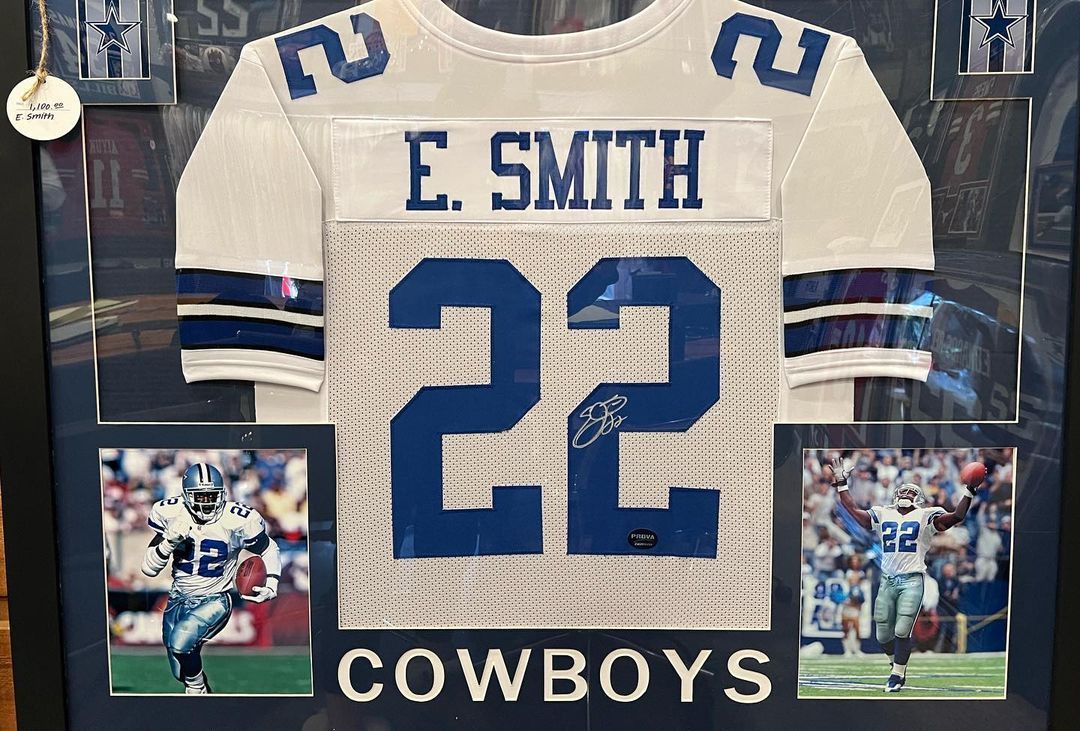 Football signed jersey