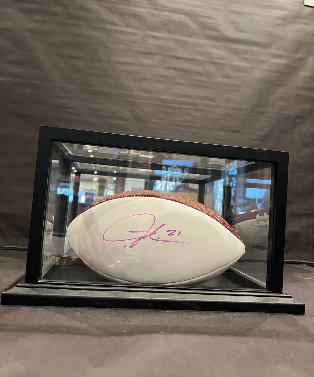 Football signed collectibles