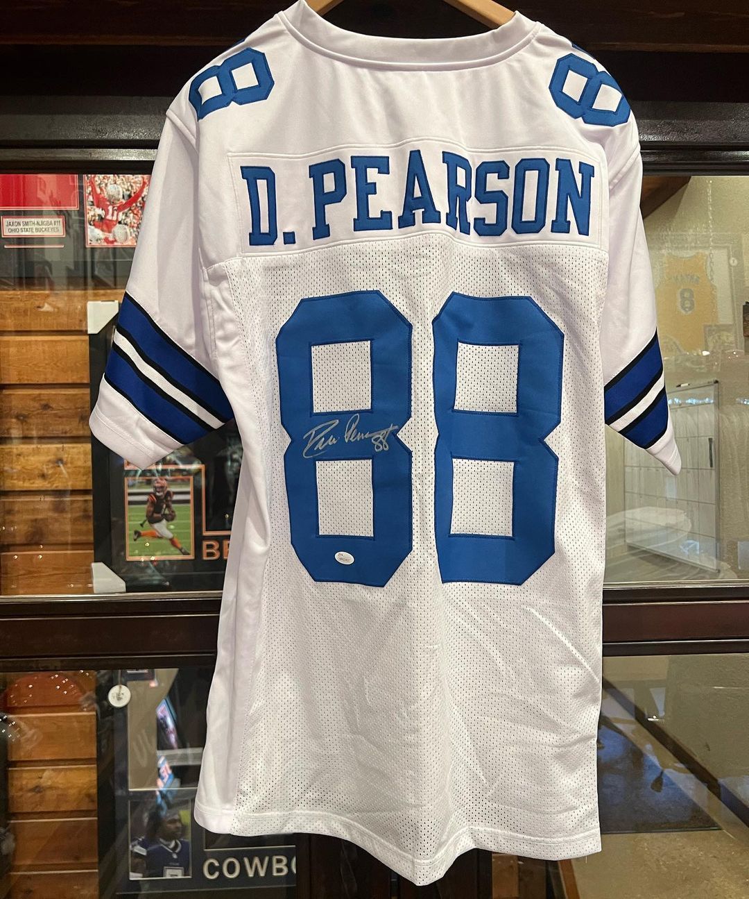 Football signed jersey