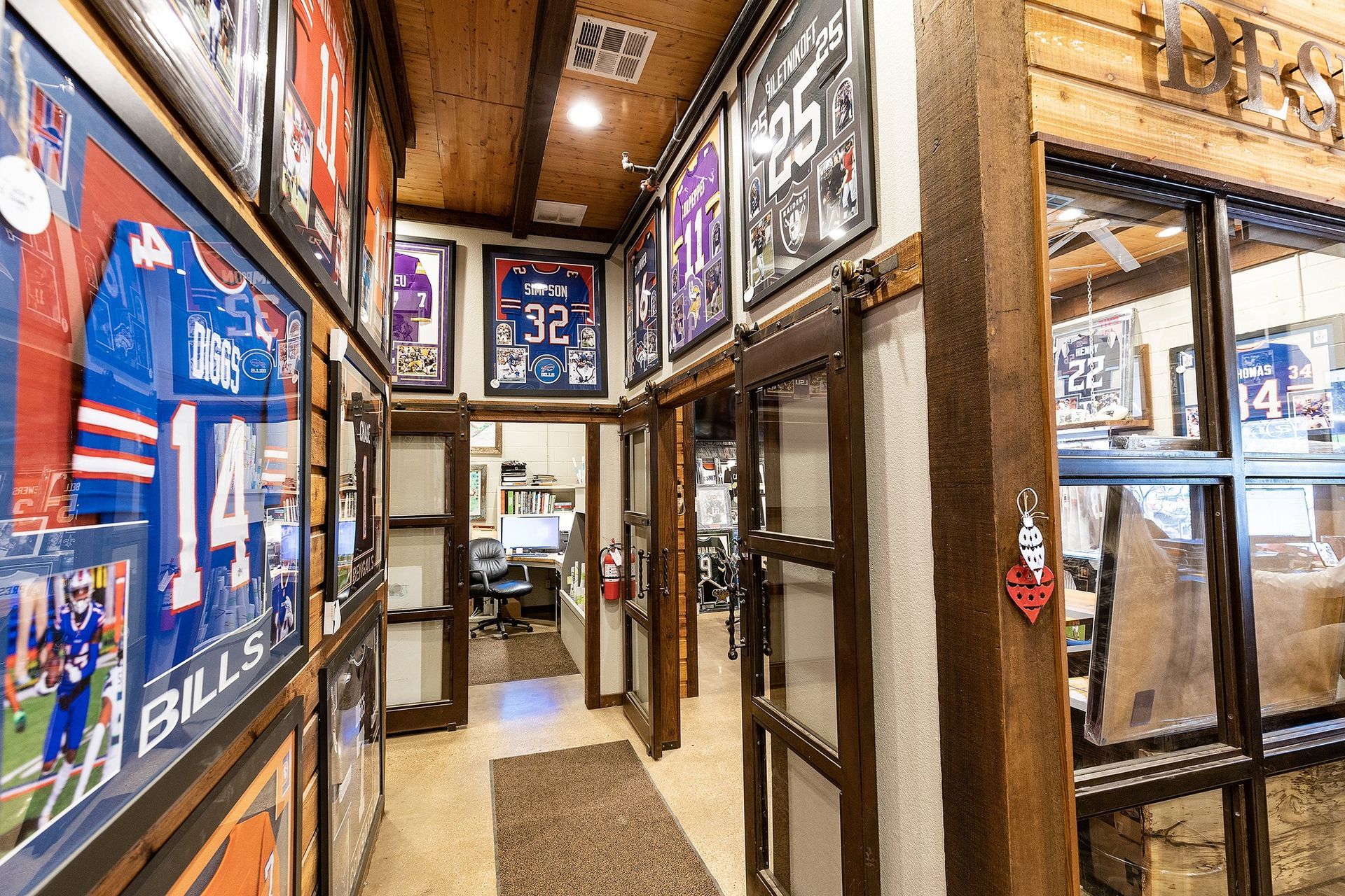 Football framed collection