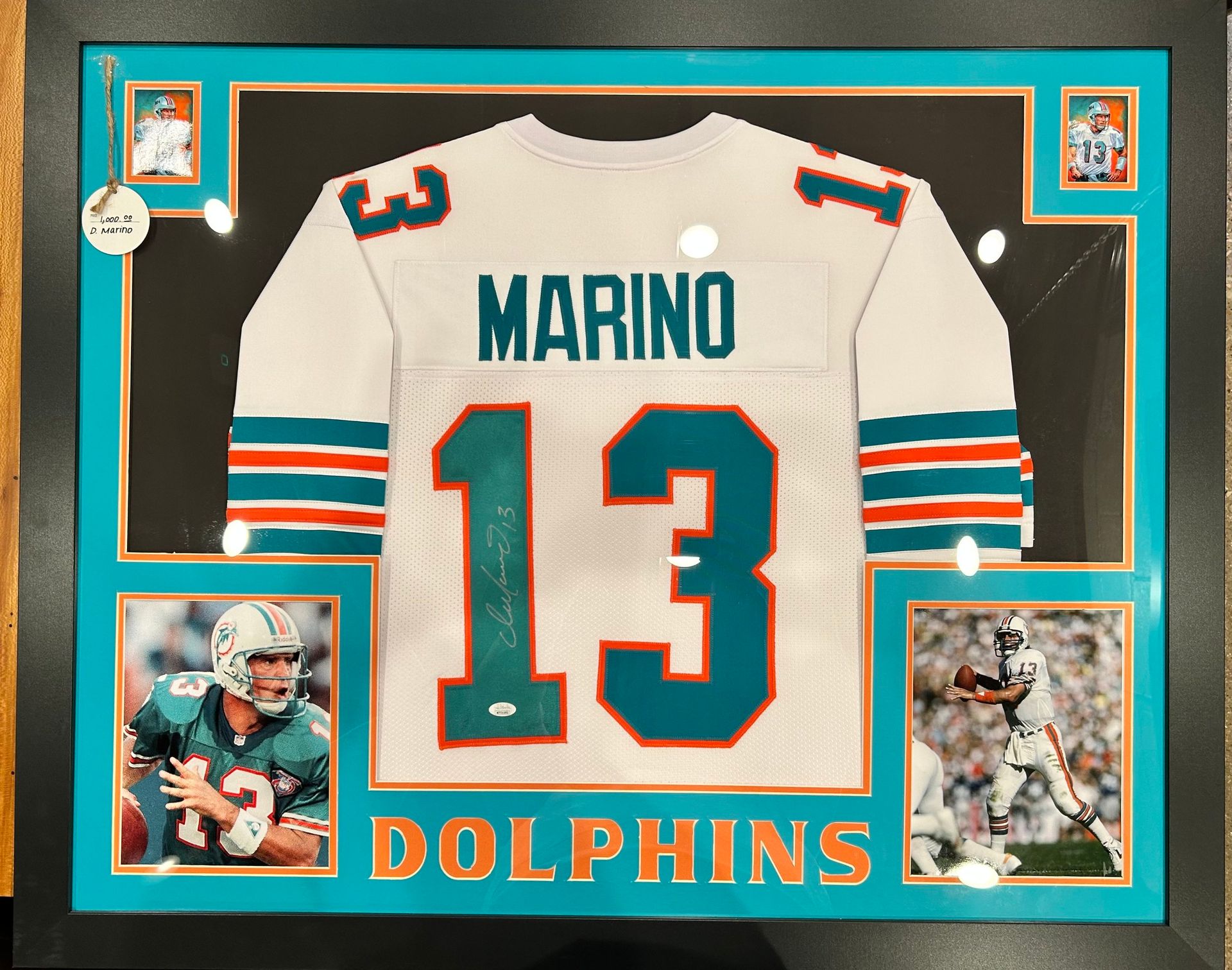 Football signed jersey