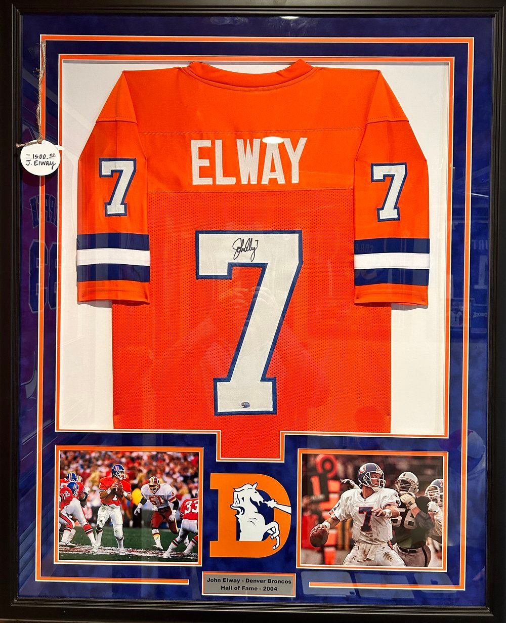 Football signed jersey