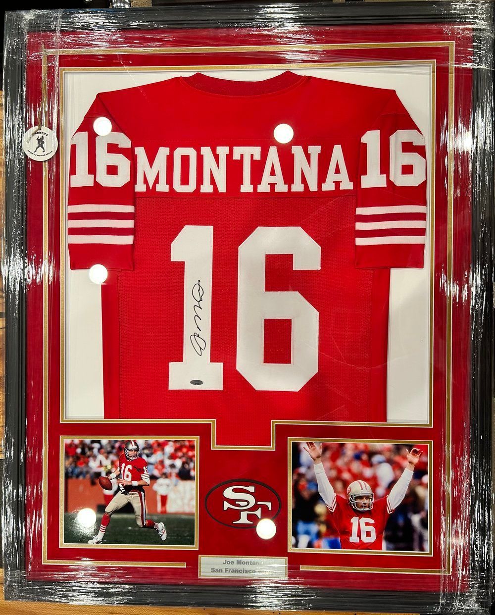Football signed jersey