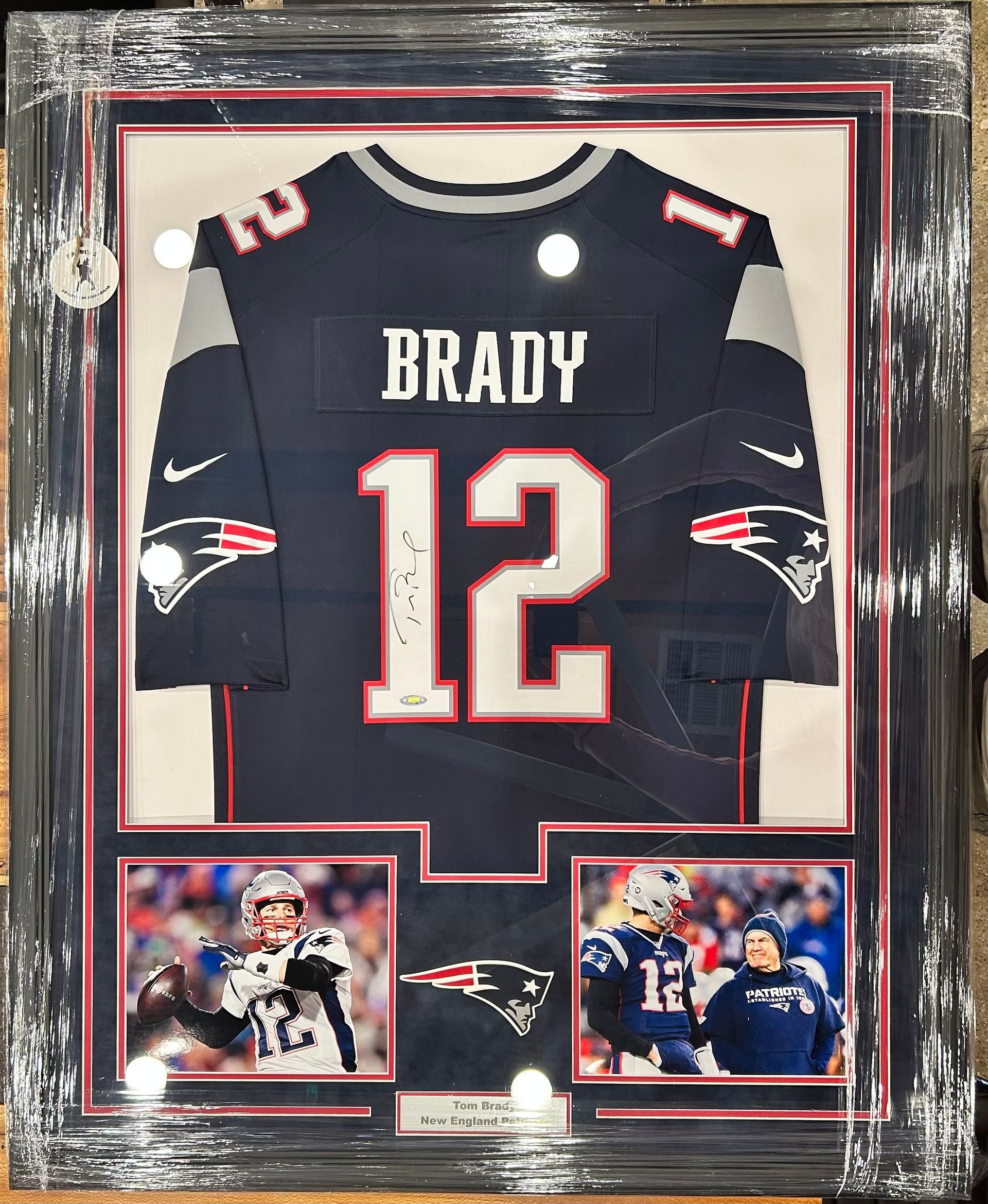 Football signed jersey