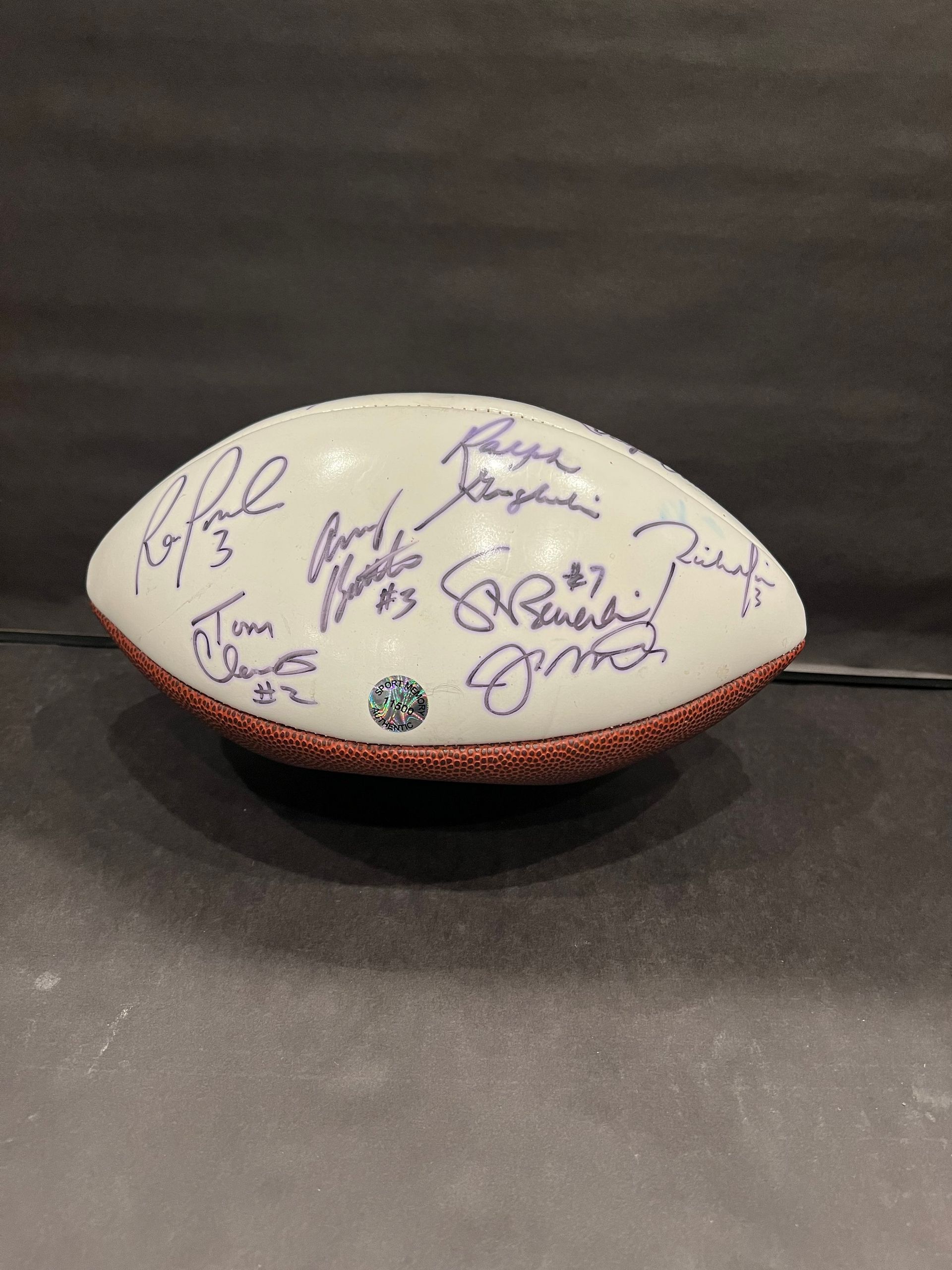 Football signed collectibles