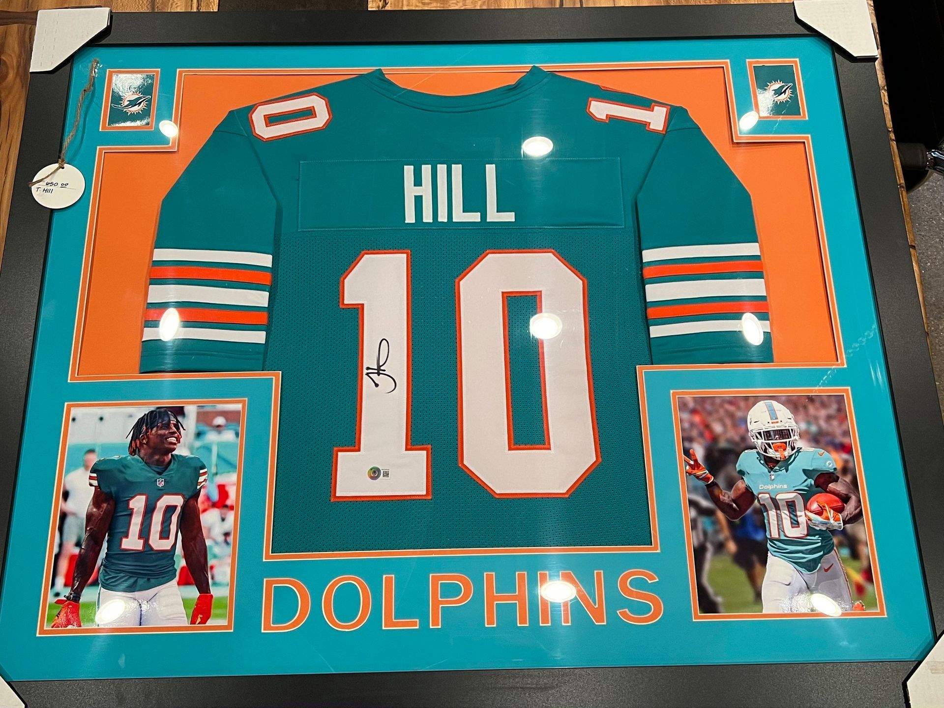 Football signed jersey