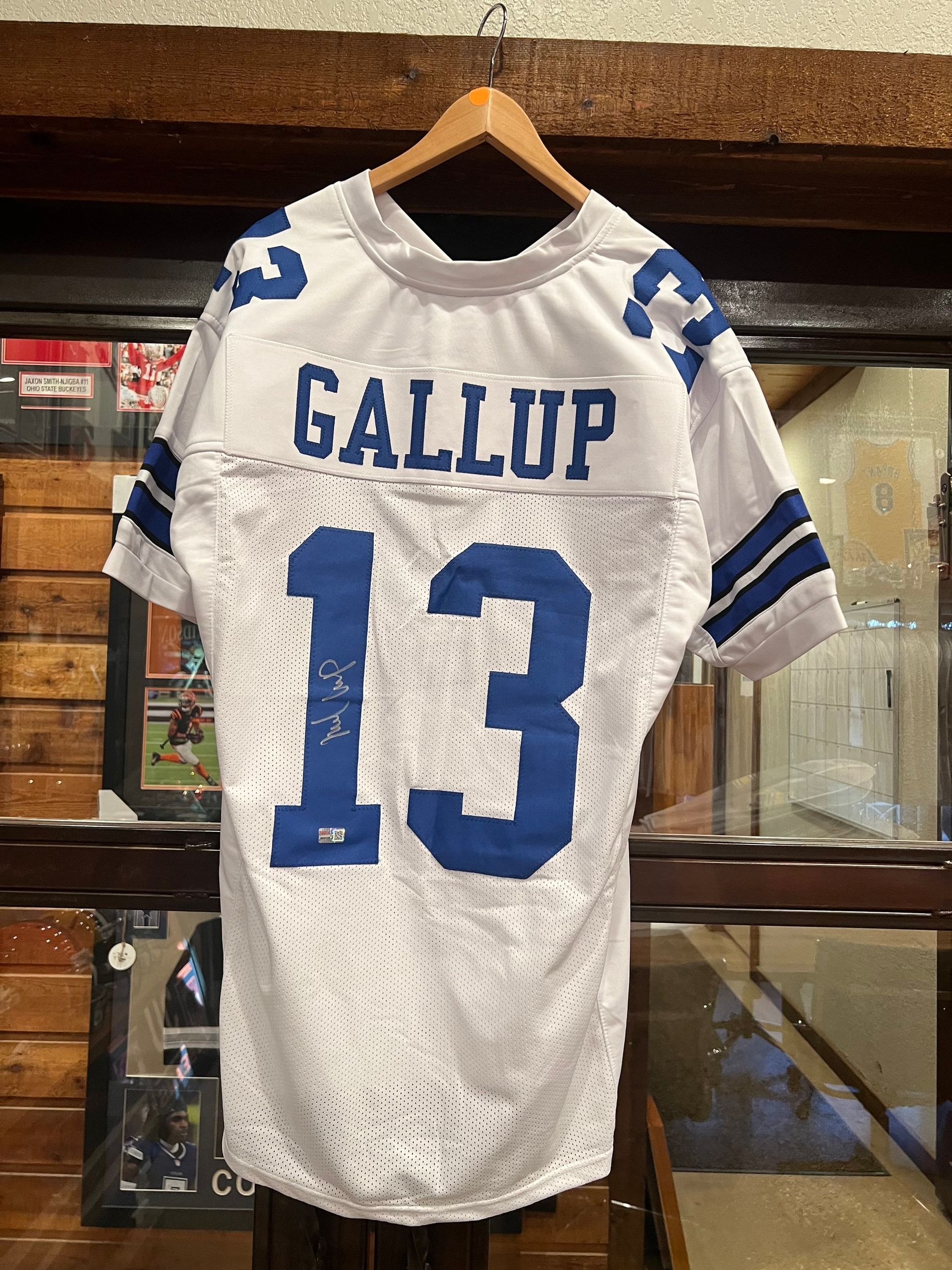 Football signed jersey