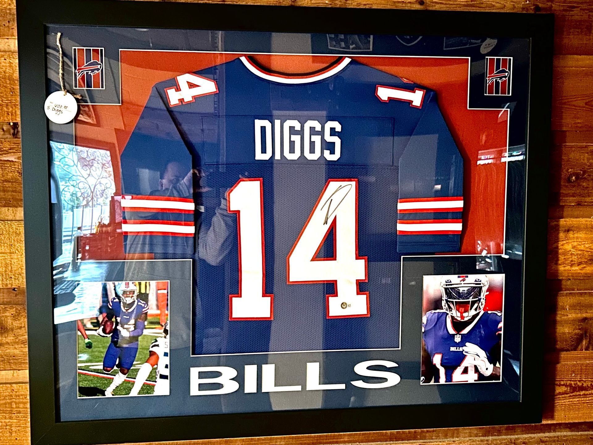 Football signed jersey