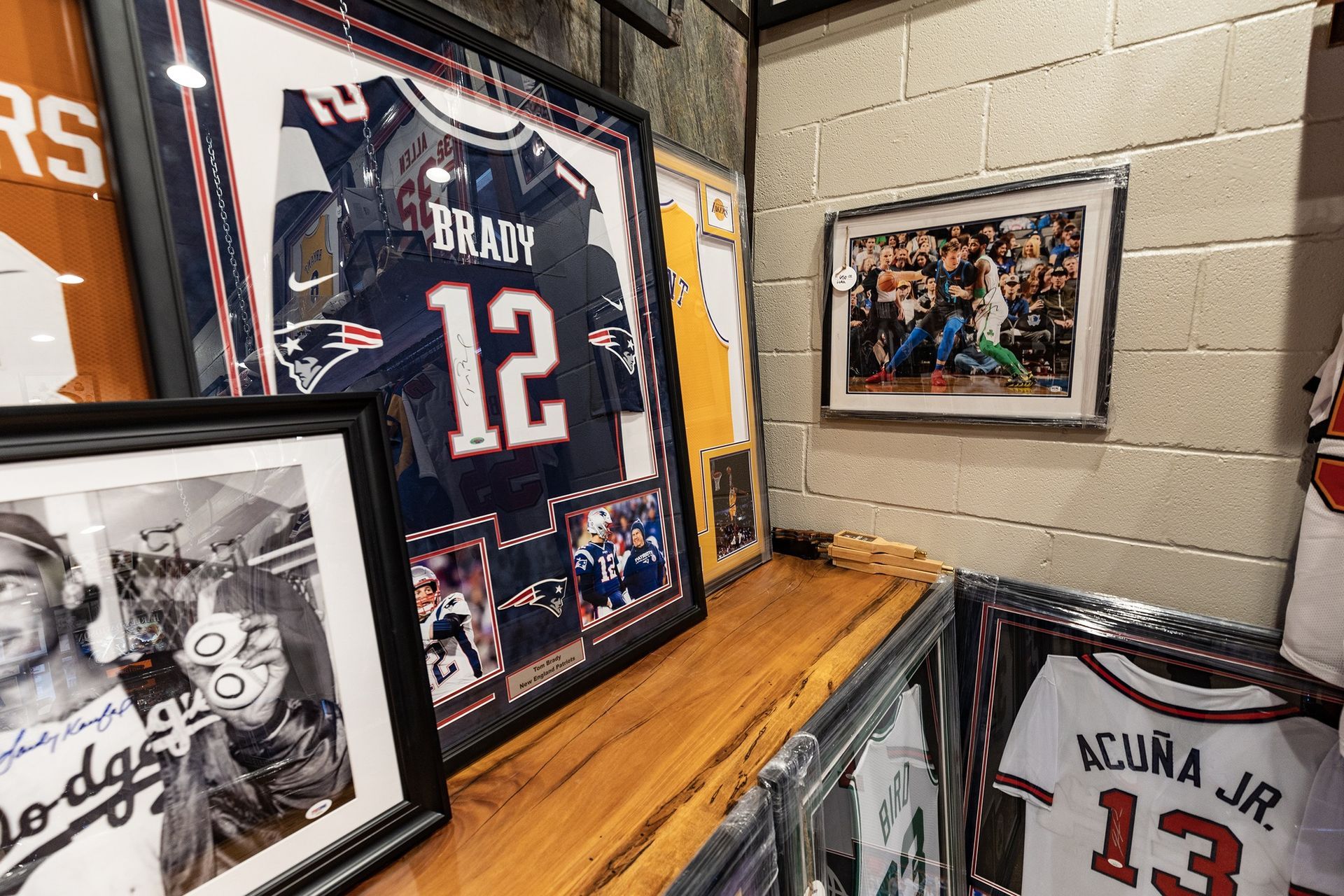Framed jerseys