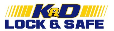 K & D Lock & Safe logo