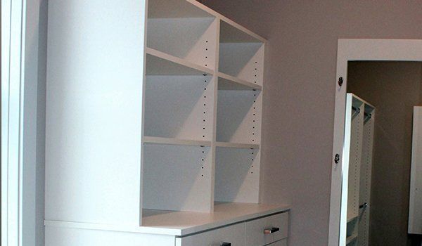 White cabinet