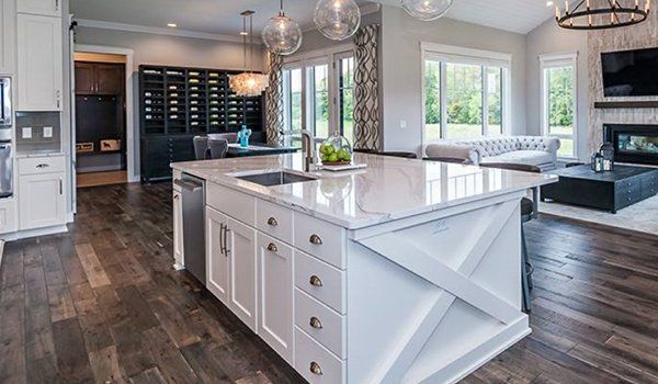 White countertop