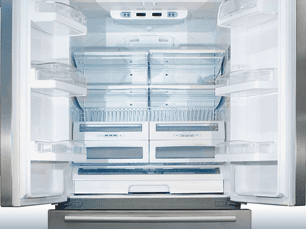 Image of an open refrigerator for Danny's Appliance Service LLC, refrigerator repair in Bergen County, Essex County, Hudson County, Passaic County, NJ.
