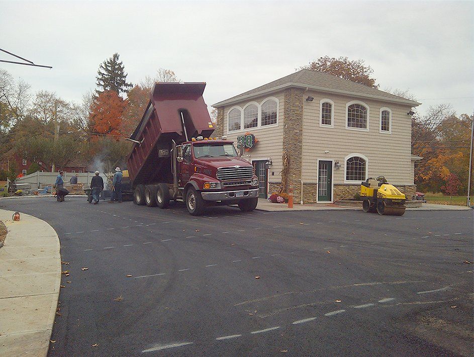 Commercial paving.