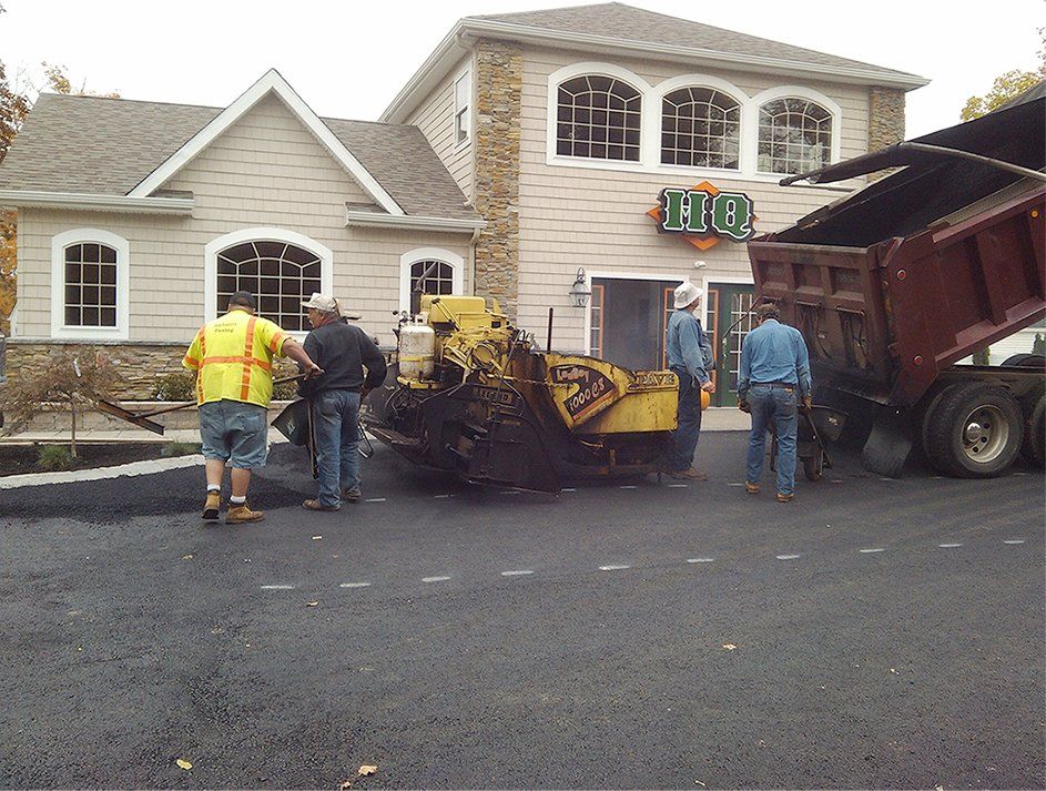 Commercial paving.