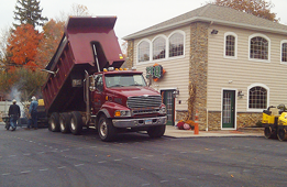 Commercial paving.