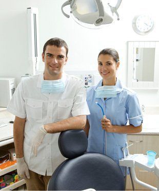 Two smiling dentists