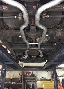 New exhaust system installed
