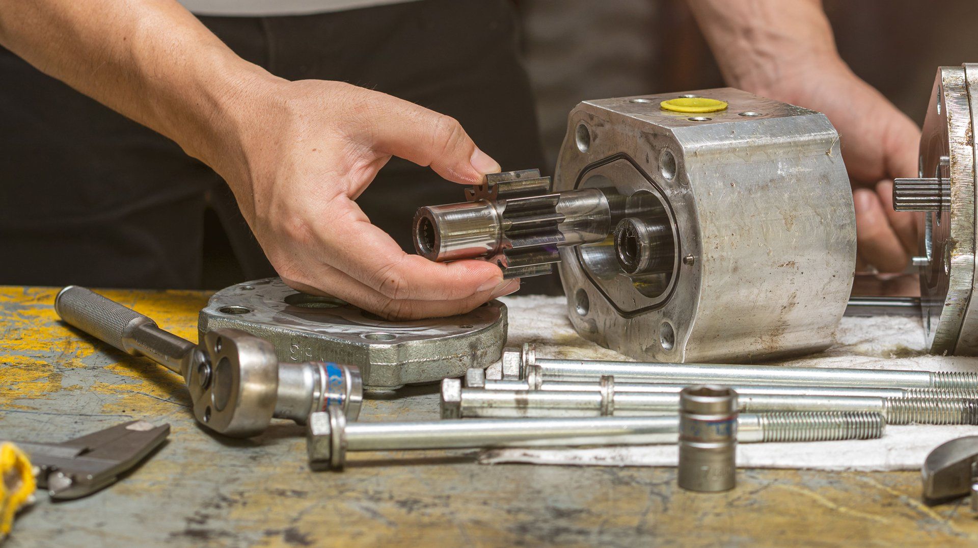 Heavy machinery repair