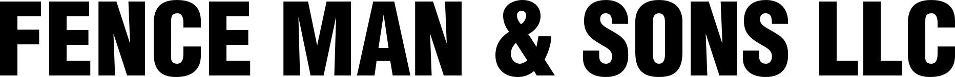 Fence Man & Sons LLC Logo