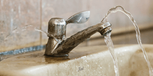 Leaked faucet
