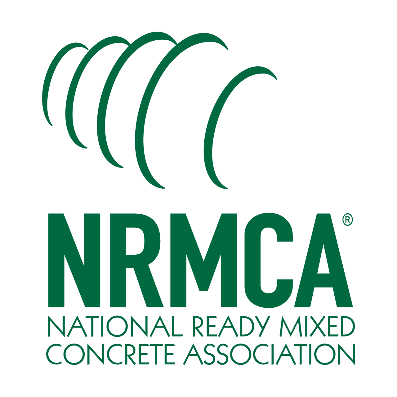 NRMCA logo: Green arcs above bold green text