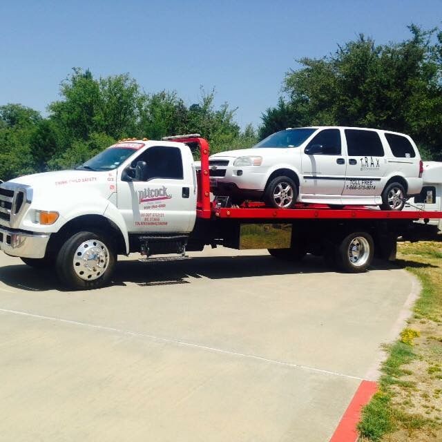Flatbed towing