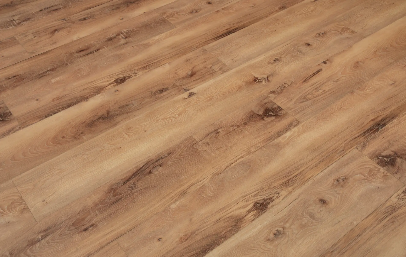 It is a close up of a wooden floor.