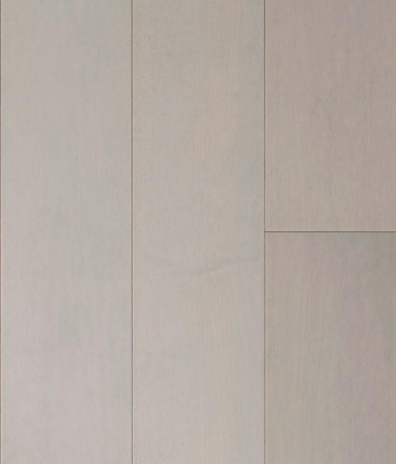 A close up of a white wooden floor.