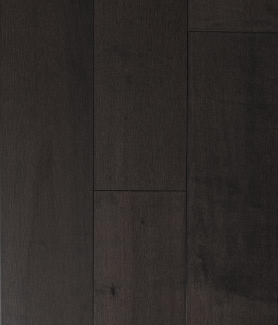 A close up of a dark wooden floor.