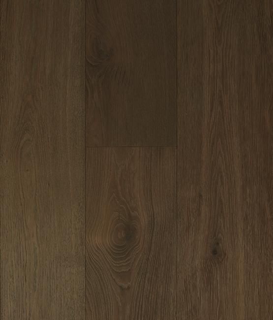 A close up of a brown wooden floor.