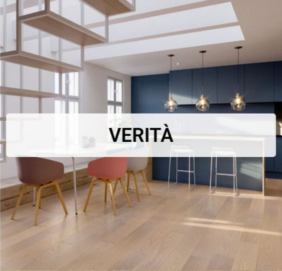 A picture of a kitchen with the word Verita on it