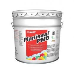 It is a bucket of paint that looks like a painting.