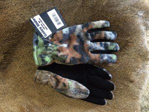 G-57 CA 12$ Anti-pill fleece camouflage top gloves