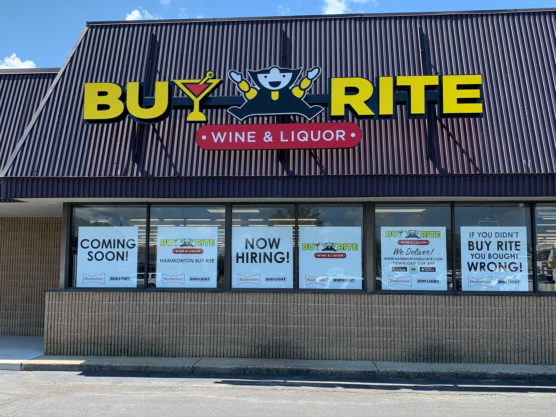 A channel letter sign that says Buy Rite