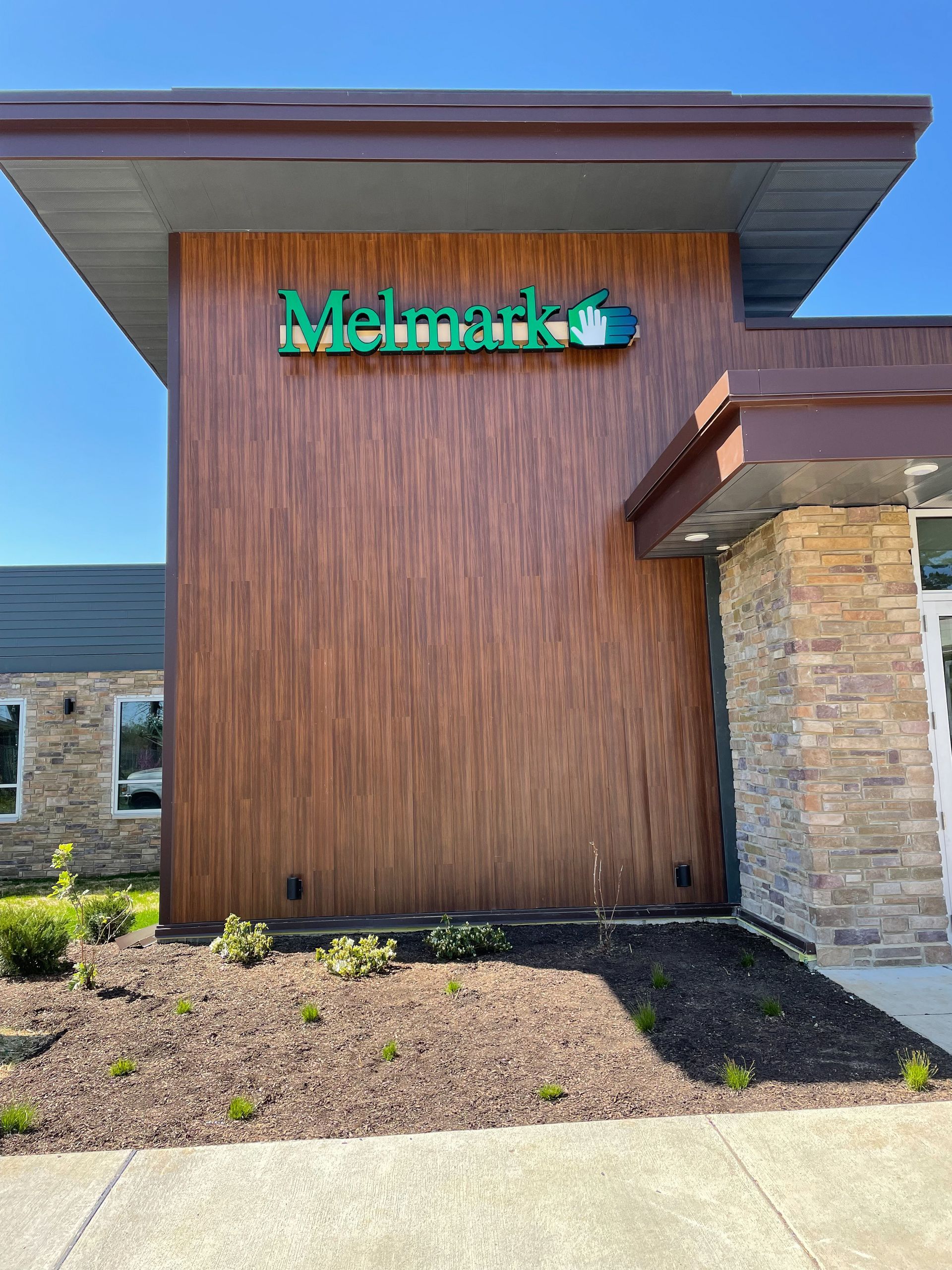 A sign that says of Melmark.