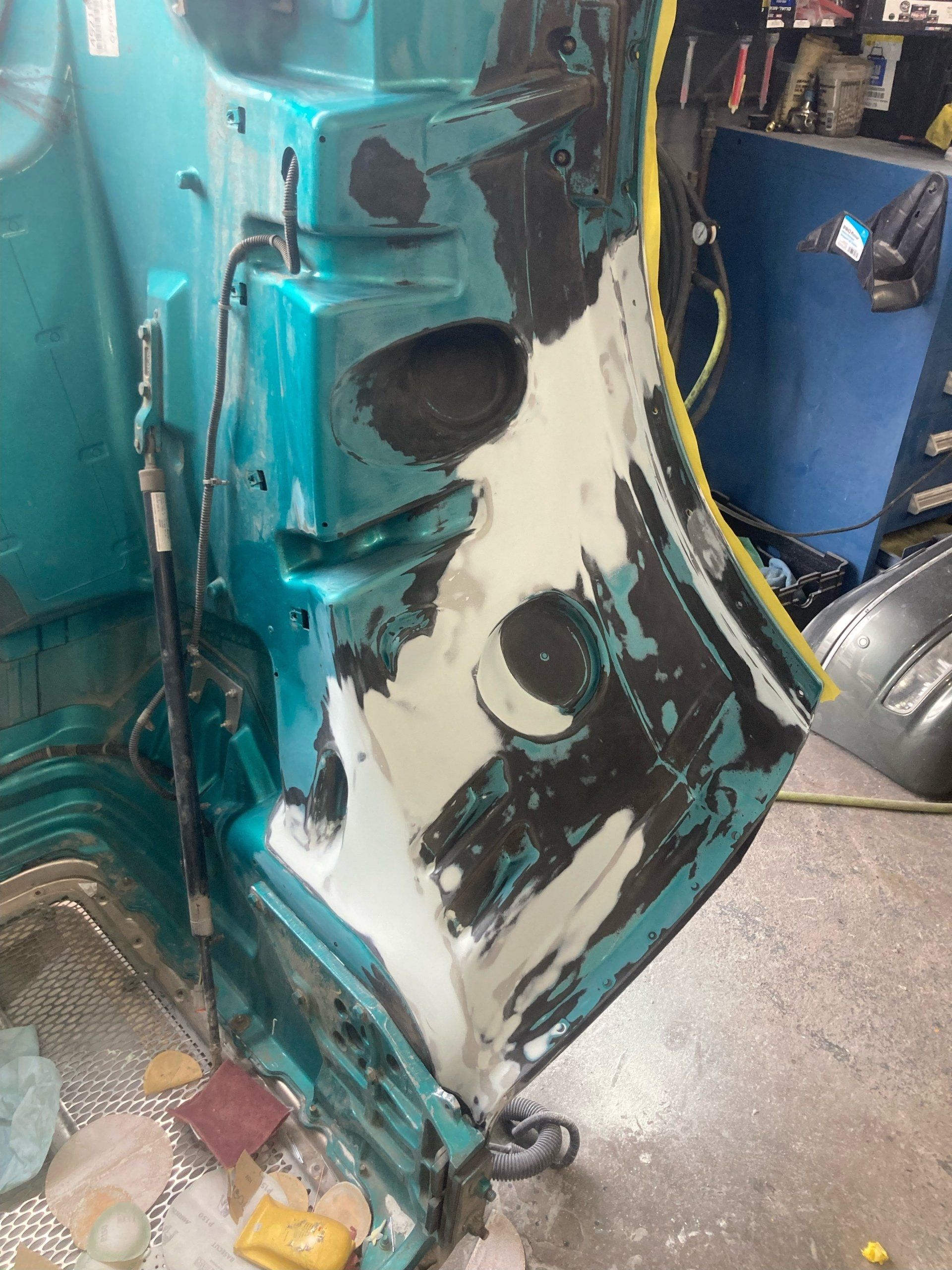 Auto paint job
