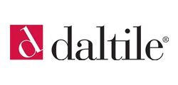 Daltile logo with red square icon and black wordmark on a white background