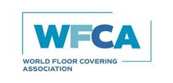 WECA World Floor Covering Association logo in blue and gray