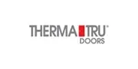 Therma-Tru Doors logo in gray and red text on a white background.