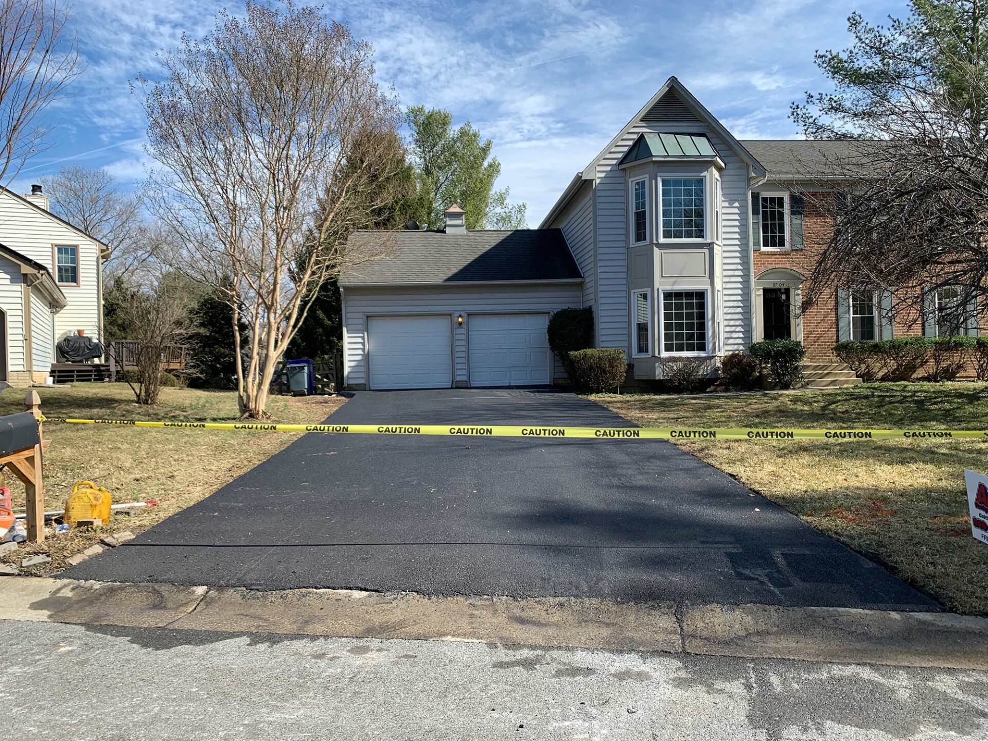 Asphalt paving project