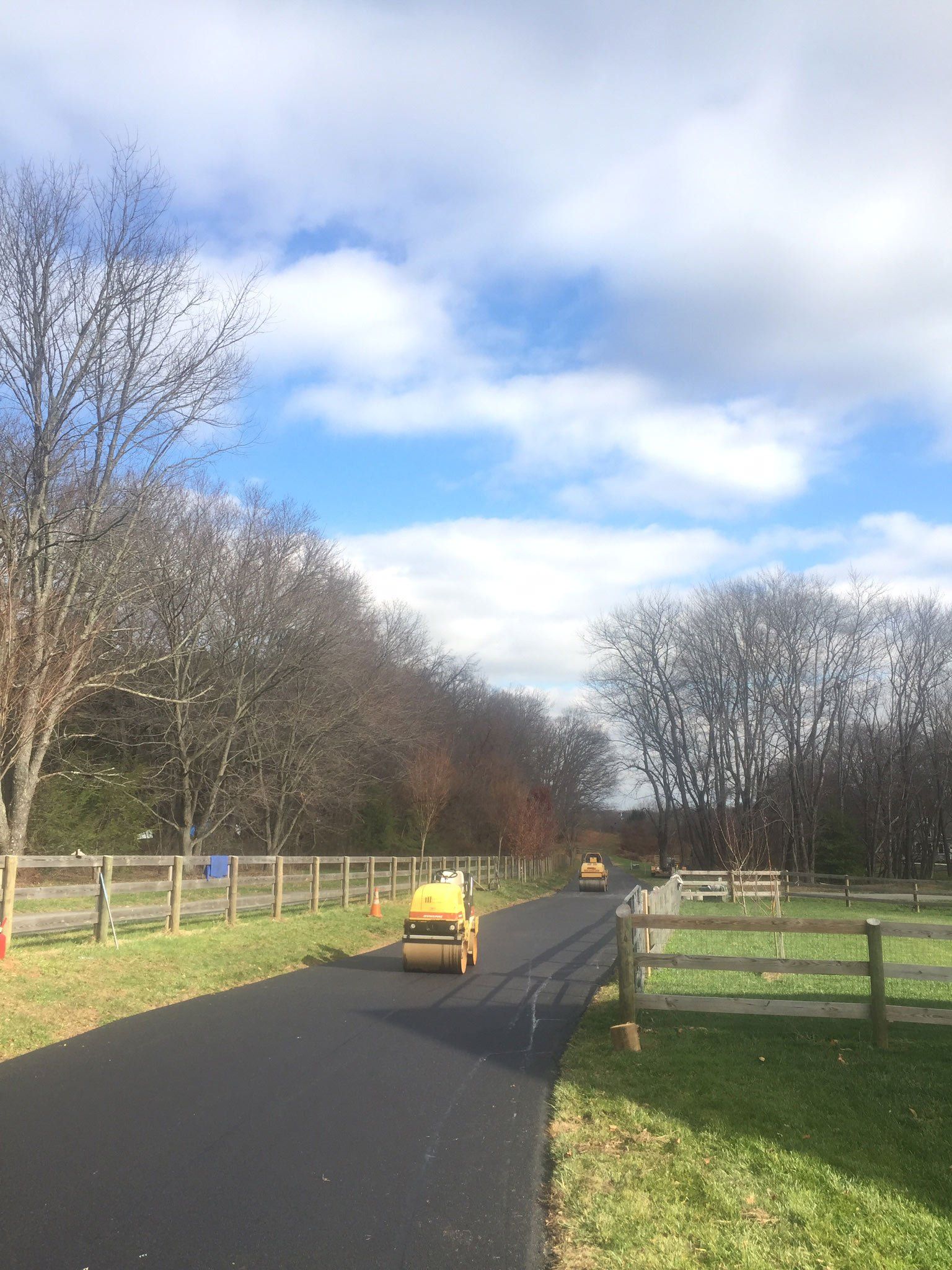 Asphalt paving project