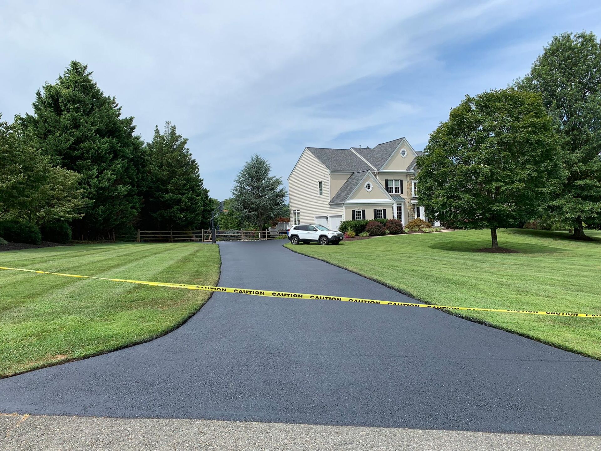 Asphalt paving project